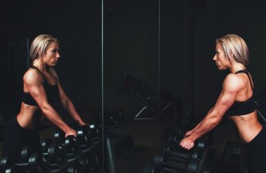 woman working out